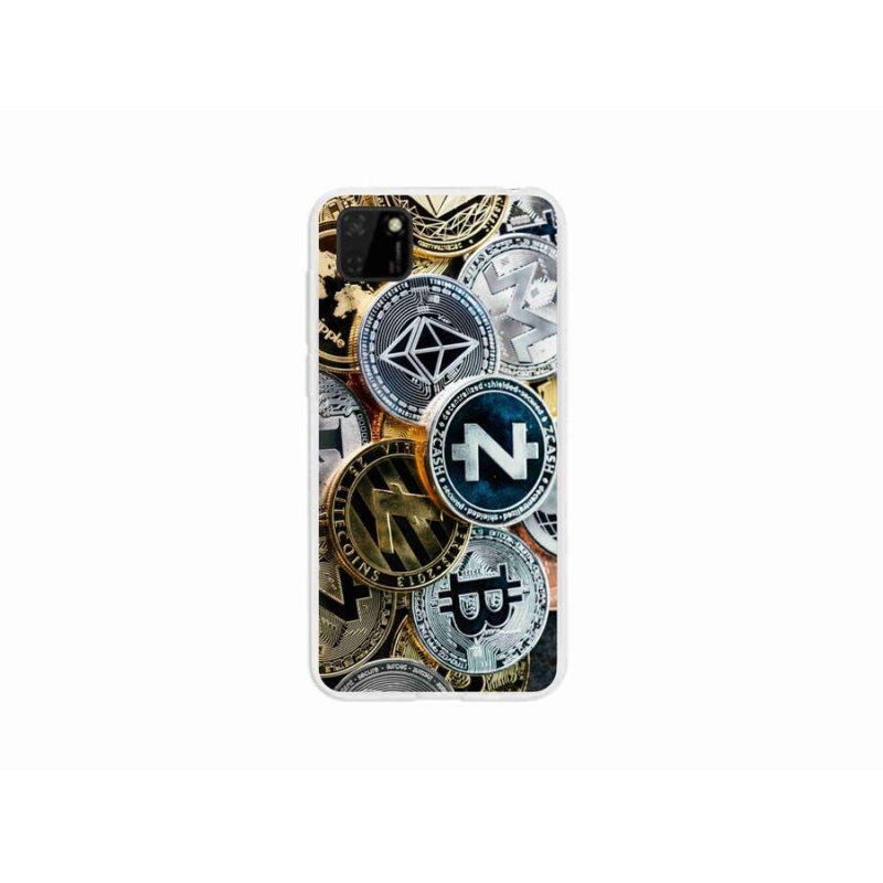 Gél borító mmCase a Huawei Y5p számára - kriptovaluták