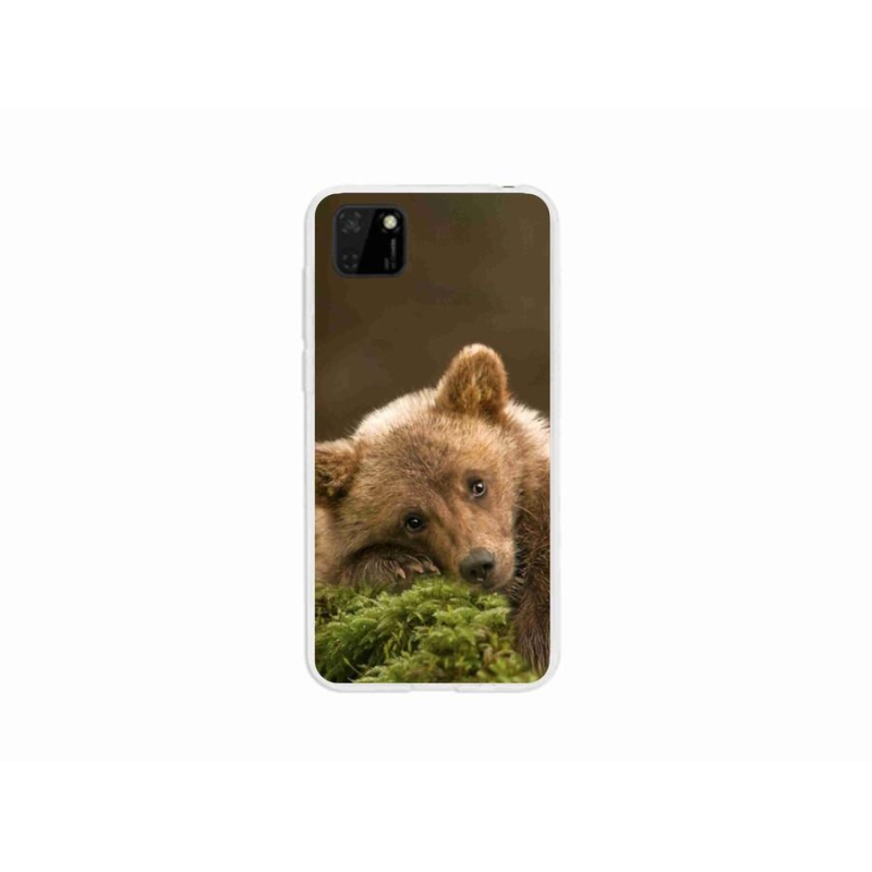 Gél borítás mmCase a Huawei Y5p számára - medve