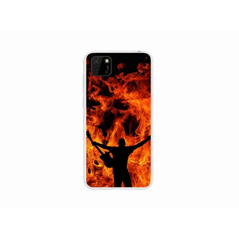 Gél borító mmCase a mobil Huawei Y5p - zenész és a tűz