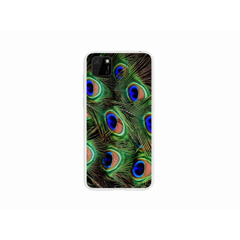 Gél borítás mmCase a Huawei Y5p-hez - pávatoll