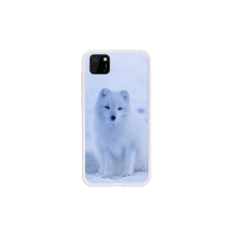 Gél borítás mmCase a Huawei Y5p-hez - polár róka
