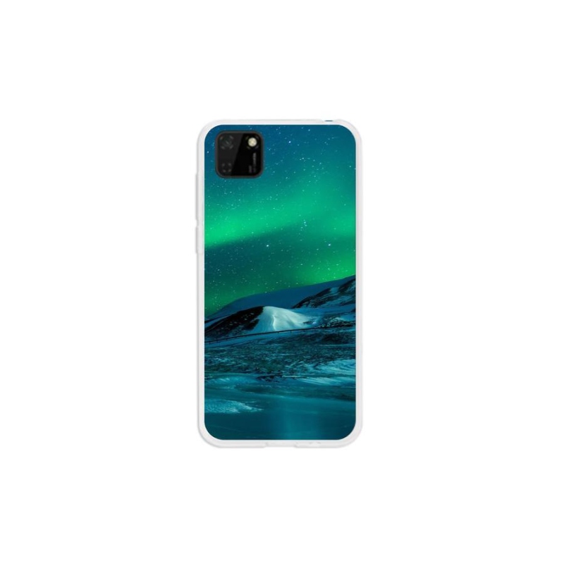 Gél borító mmCase a Huawei Y5p-hez - sarki fény