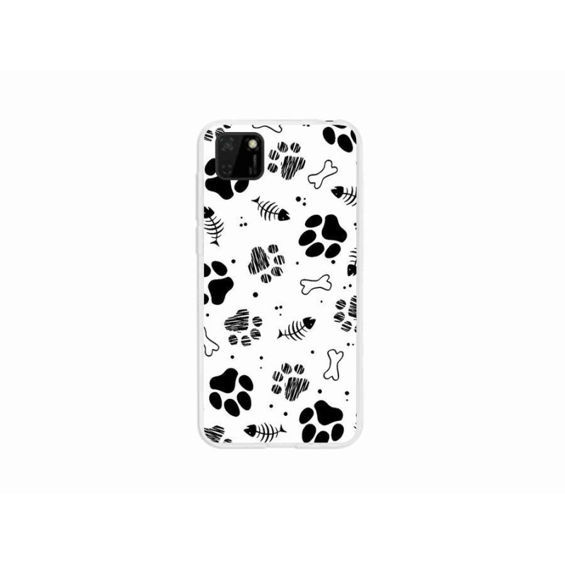 Gél borítás mmCase a Huawei Y5p-hez - kutyamancsok 1