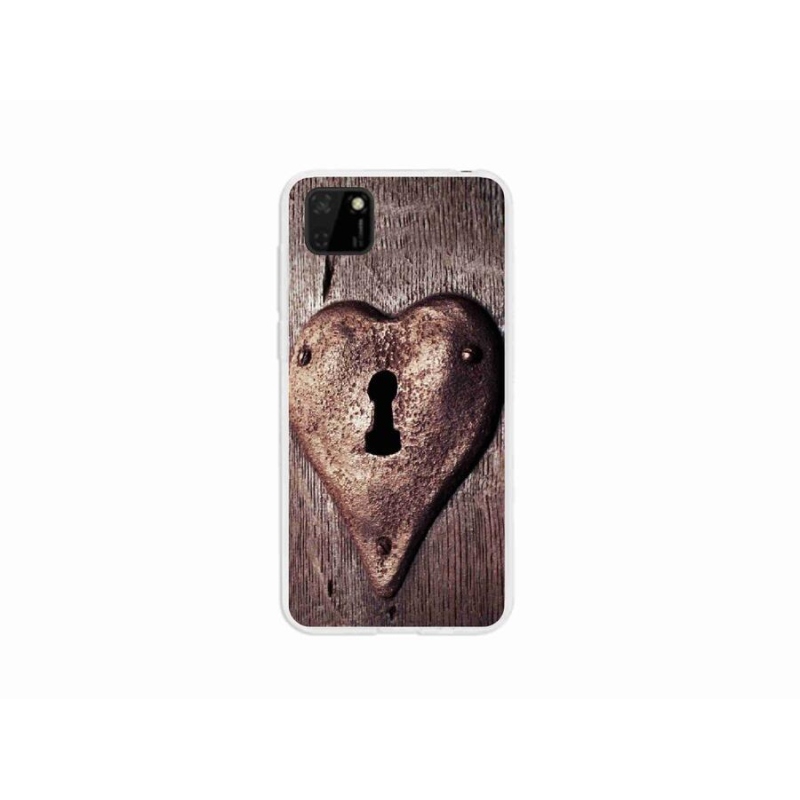 Gél borító mmCase a Huawei Y5p-hez - szív alakú zár