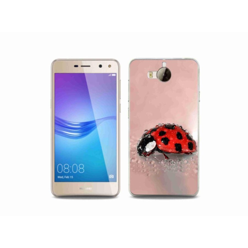 Gél borító mmCase a Huawei Y6 (2017) - katicabogárhoz