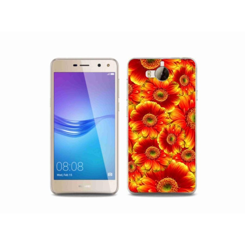 Gél borító mmCase a mobil Huawei Y6 (2017) - gerbera 1