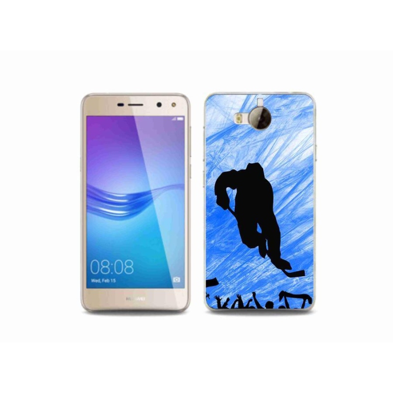 Gél borító mmCase a mobil Huawei Y6 (2017) - hokis játékoshoz