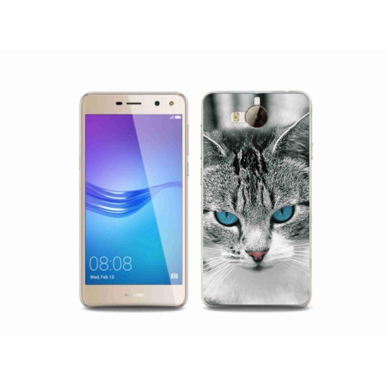 Gél borító mmCase a Huawei Y6 (2017) - macskaszem 1