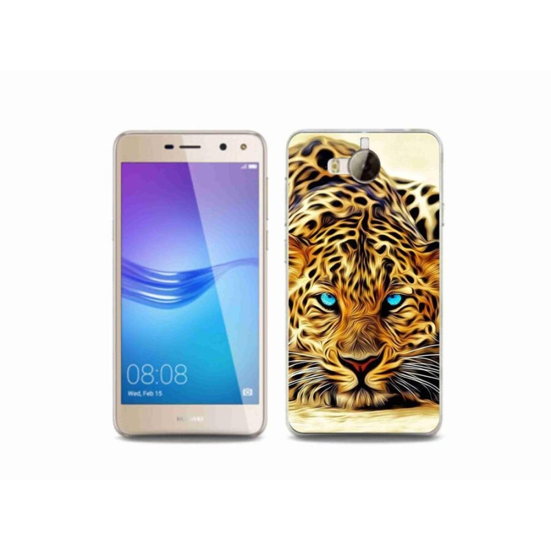 Gél borító mmCase a mobil Huawei Y6 (2017) - rajzfilm tigrishez