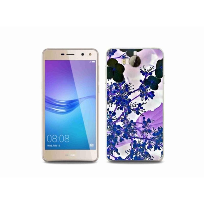 Gél borító mmCase mobil Huawei Y6 (2017) - hortenzia virág