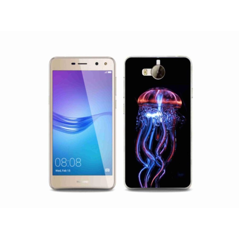 Gél borító mmCase a Huawei Y6 (2017) - medúza számára