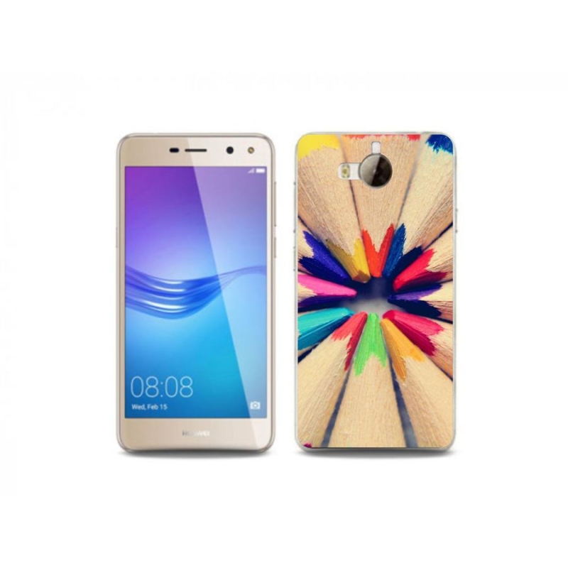 Gél borító mmCase a Huawei Y6 (2017) - zsírkrétákhoz