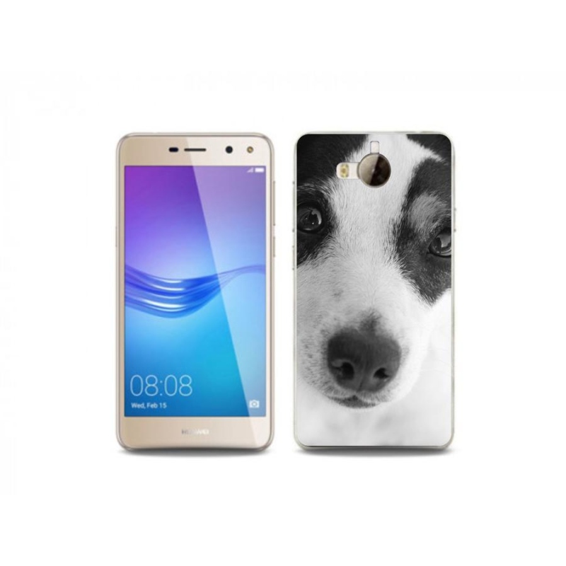 Gél borító mmCase a Huawei Y6 (2017) - kutya számára