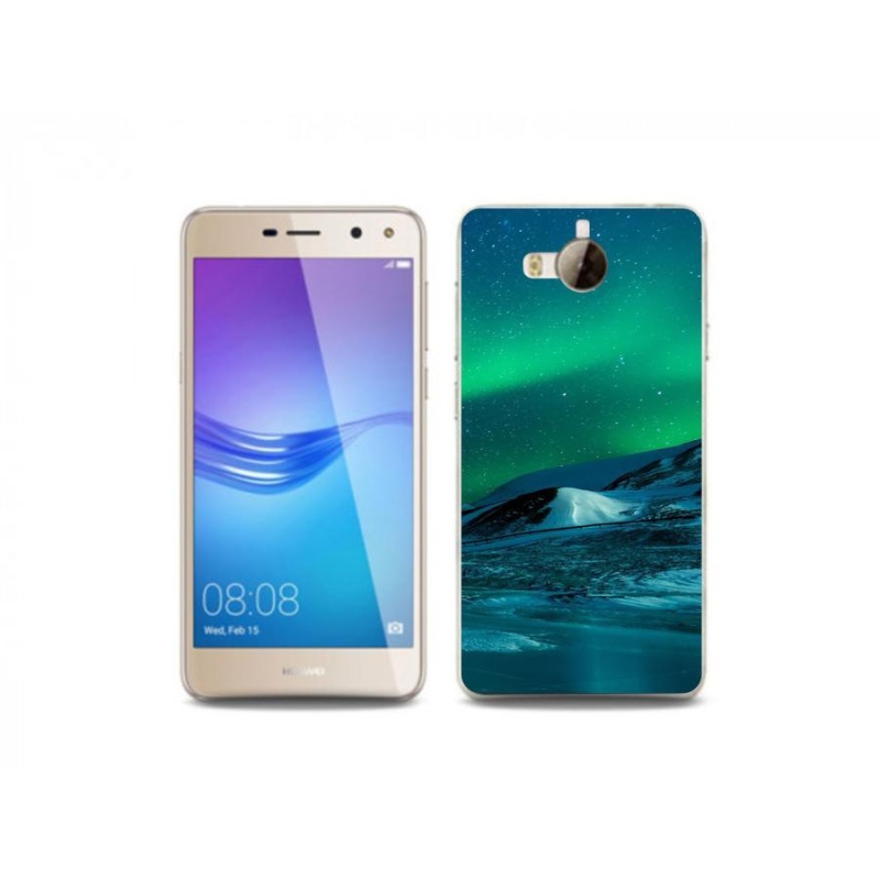 Gél borító mmCase a Huawei Y6 (2017) - aurora borealishoz