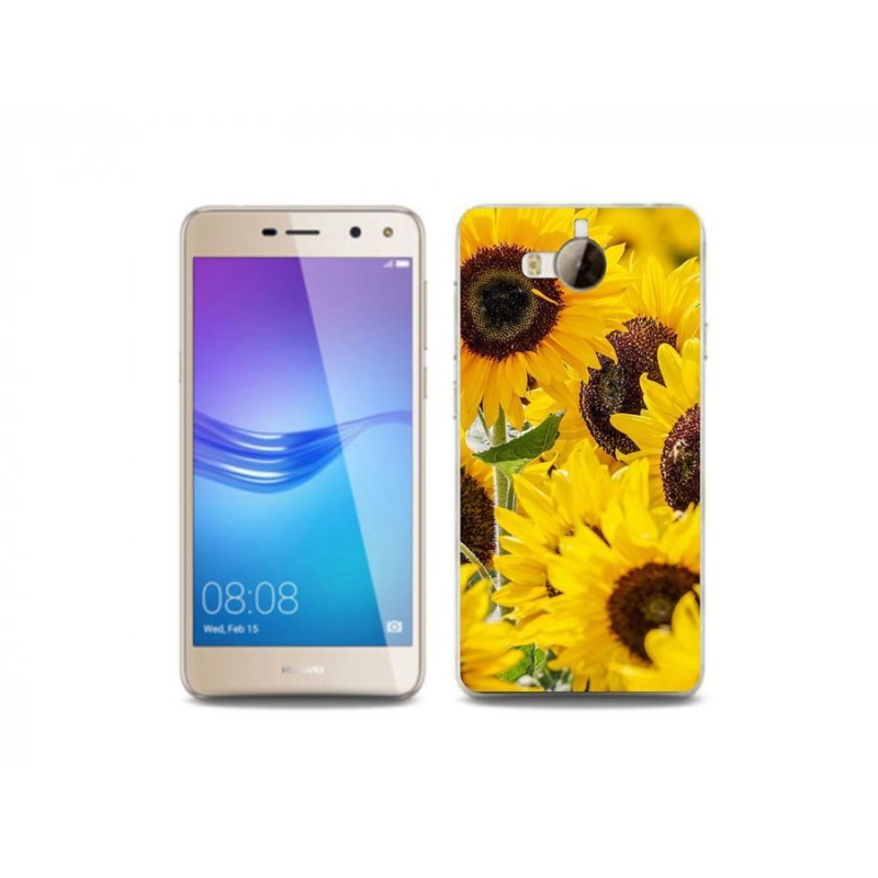 Gél borítás mmCase a Huawei Y6 (2017) - Napraforgóhoz