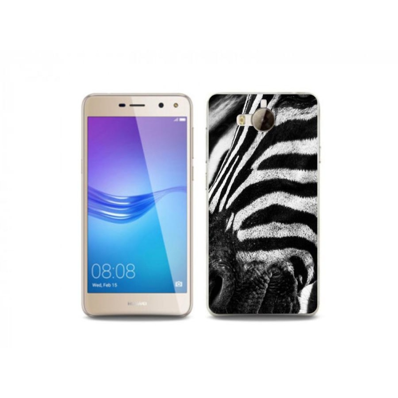 Gél borítás mmCase a Huawei Y6 (2017) - zebra