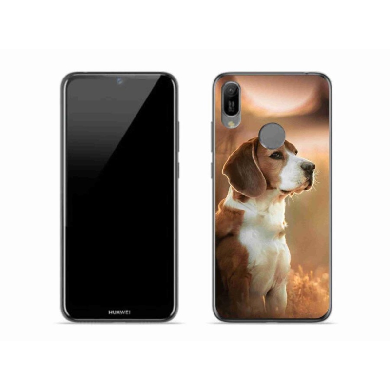 Gél védőhuzat mmCase a Huawei Y6 (2019) készülékhez - bézs színű