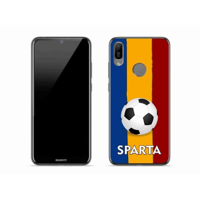 Gél borítás mmCase a Huawei Y6 (2019) - futball 1
