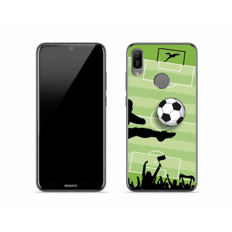 Gél borítás mmCase mobil Huawei Y6 (2019) - futball 3