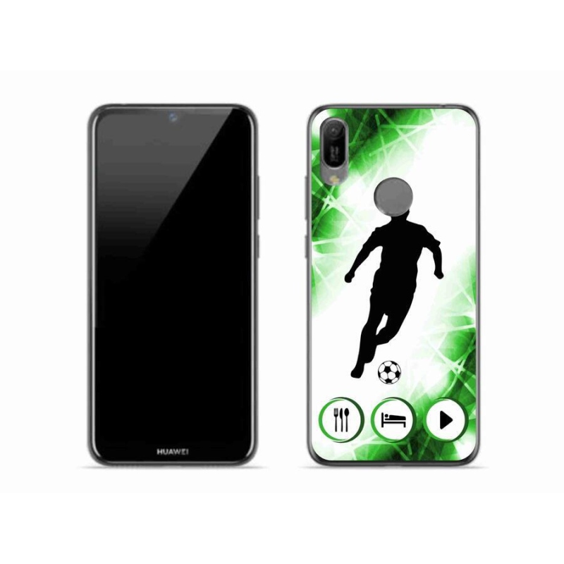 Gél borítás mmCase a Huawei Y6 (2019) - focista számára