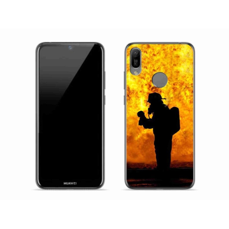 Gél borítás mmCase a Huawei Y6 (2019) - tűzoltóhoz