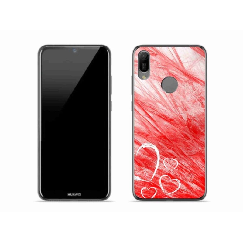 Gél borítás mmCase a Huawei Y6 (2019) számára - szív