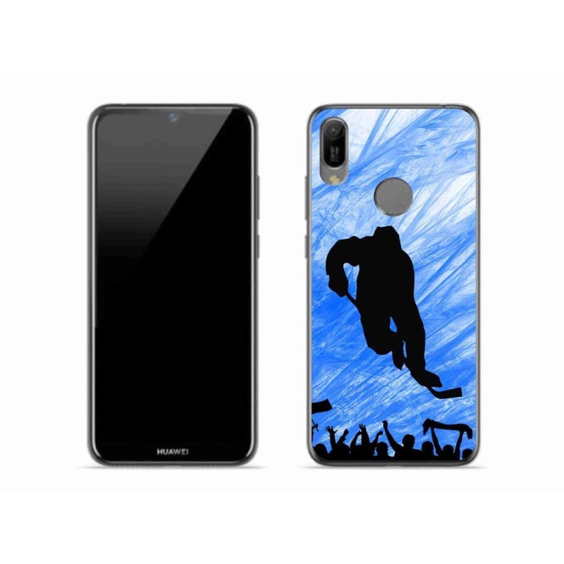 Gél borítás mmCase a mobil Huawei Y6 (2019) - hokis játékoshoz