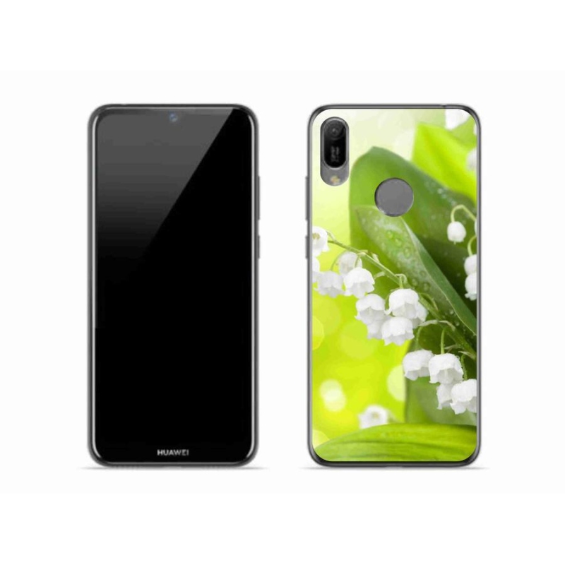 Gél borító mmCase a mobil Huawei Y6 (2019) - lily of the valley (gyöngyvirág) számára