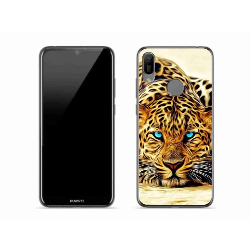 Gél borító mmCase a mobil Huawei Y6 (2019) - rajzfilm tigrishez