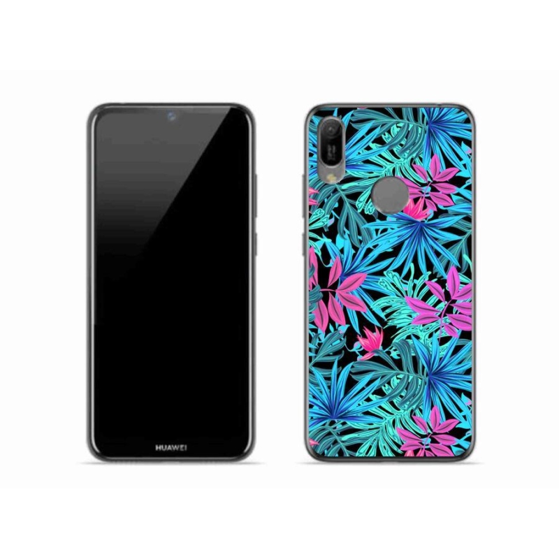 Gél borító mmCase a mobil Huawei Y6 (2019) - virágok 3