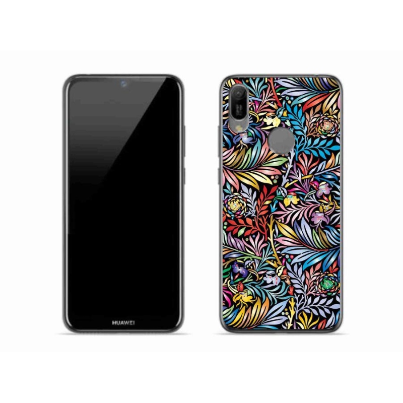 Gél borító mmCase a mobil Huawei Y6 (2019) - virágok 5