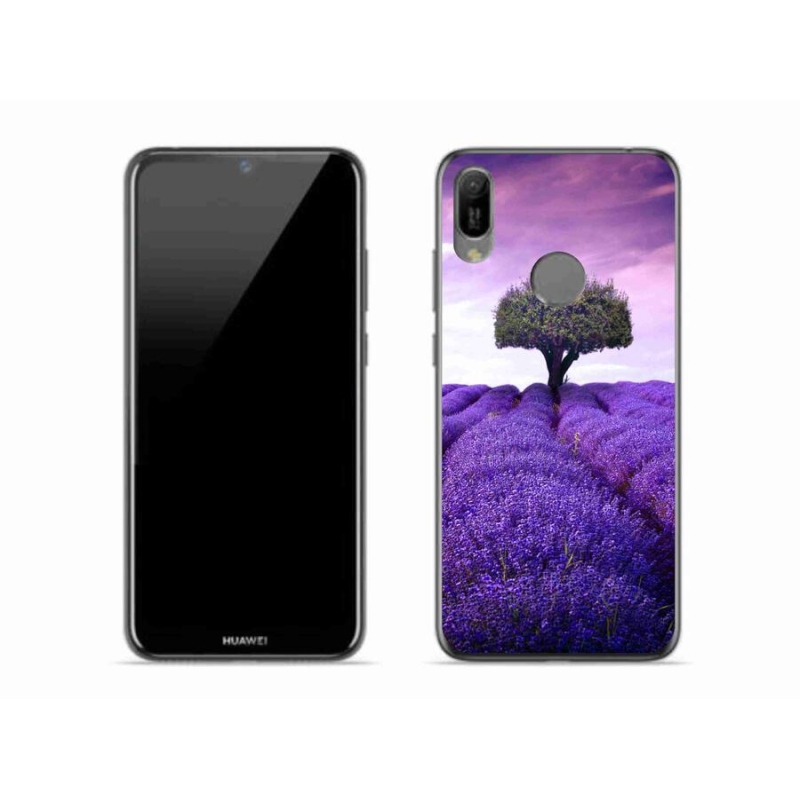 Zselés borítás mmCase a Huawei Y6 (2019) - levendula rét