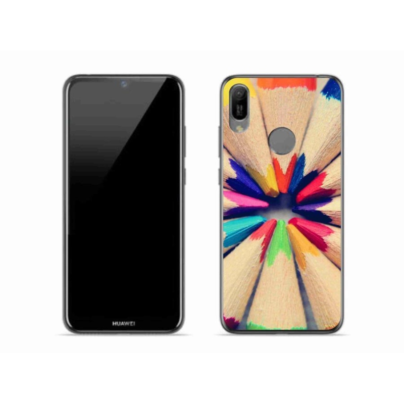 Gél borítás mmCase a Huawei Y6 (2019) - zsírkrétákhoz