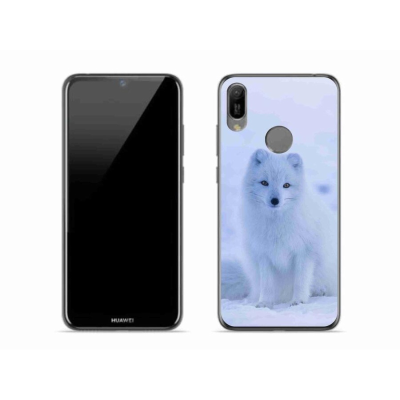 Gél borító mmCase a Huawei Y6 (2019) - polár róka számára