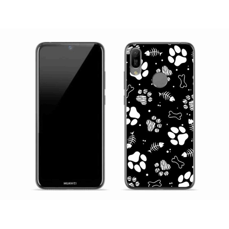 Gél borítás mmCase a Huawei Y6 (2019) - kutyamancsok számára