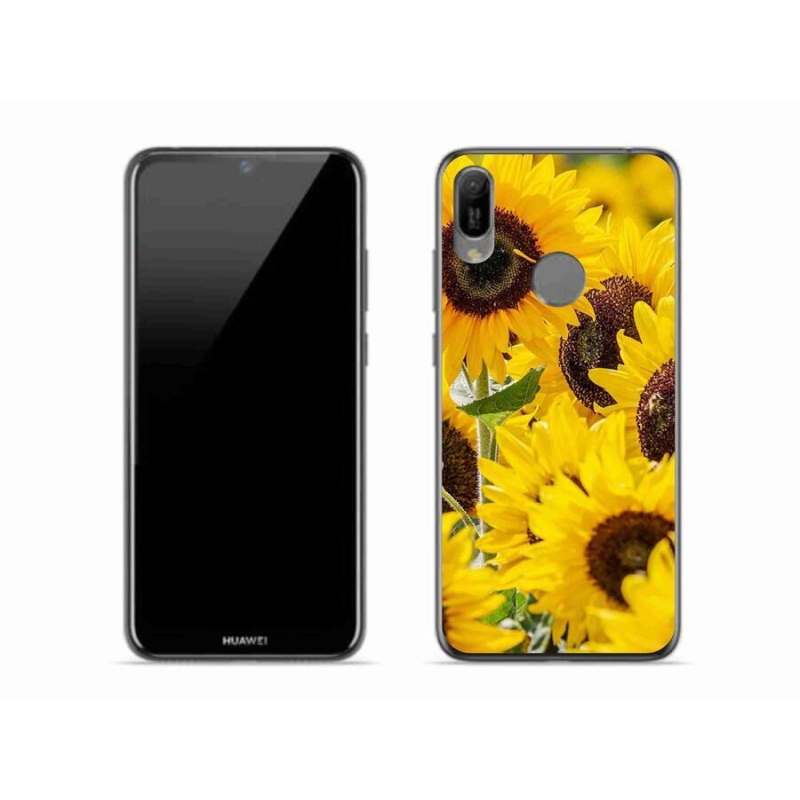 Gél borítás mmCase a Huawei Y6 (2019) - Napraforgóhoz
