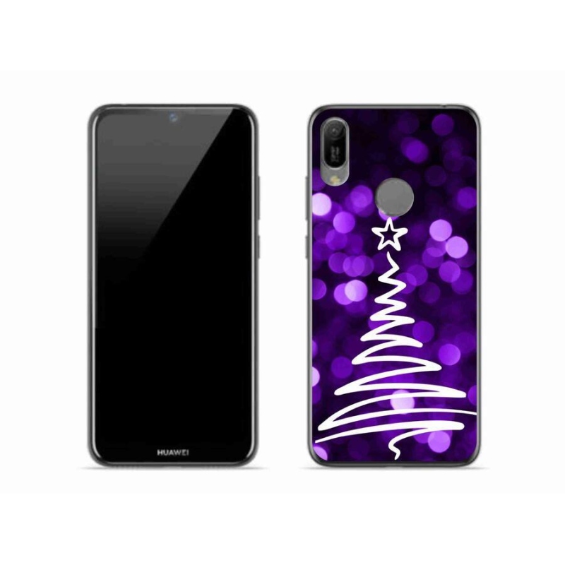 Gél borító mmCase a Huawei Y6 (2019) - fa