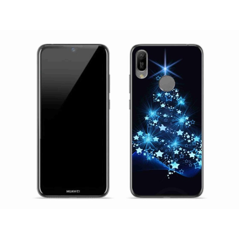 Gél borítás mmCase a Huawei Y6 (2019) - karácsonyfa számára