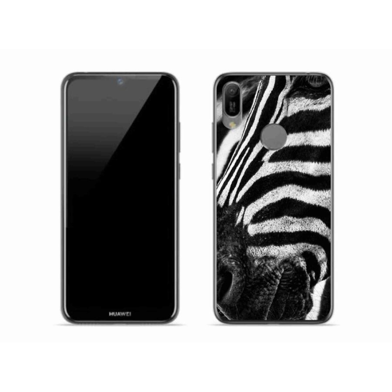 Gél borító mmCase a Huawei Y6 (2019) - zebra