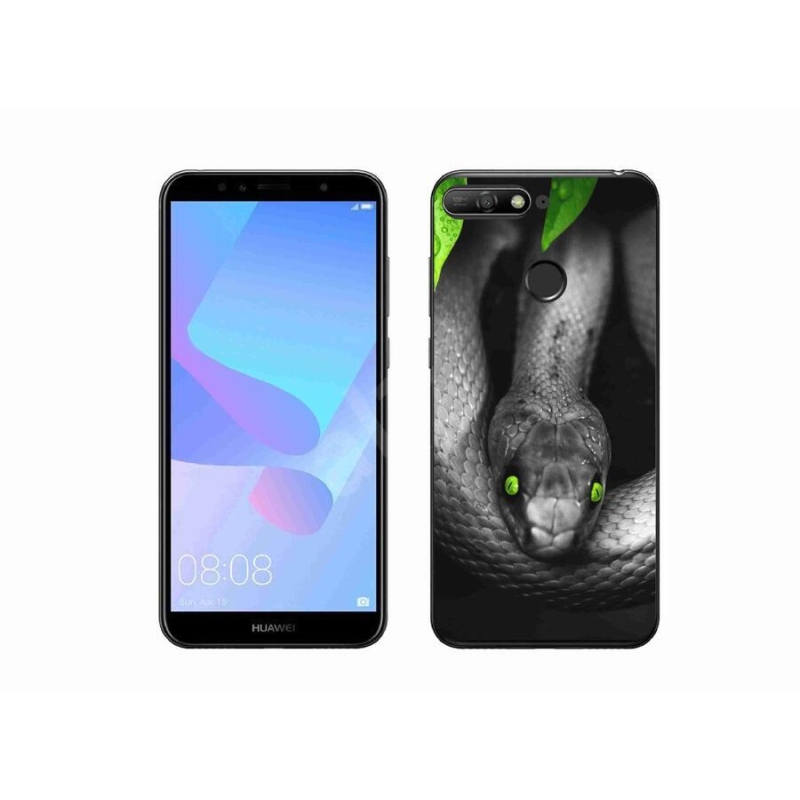 Gél borítás mmCase a Huawei Y6 Prime (2018) - kígyóhoz
