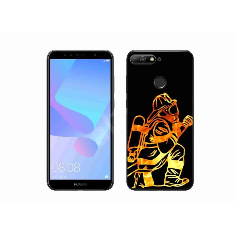 Gél borítás mmCase a Huawei Y6 Prime (2018) - tűzoltó 1