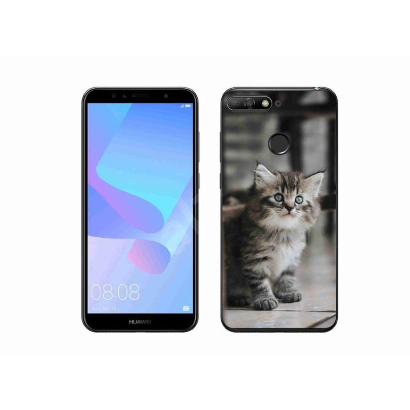 Gél borítás mmCase a Huawei Y6 Prime (2018) - cica számára