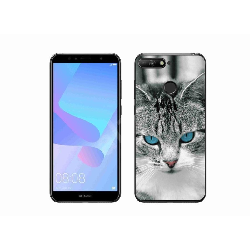 Gél borítás mmCase a Huawei Y6 Prime (2018) - macskaszem 1