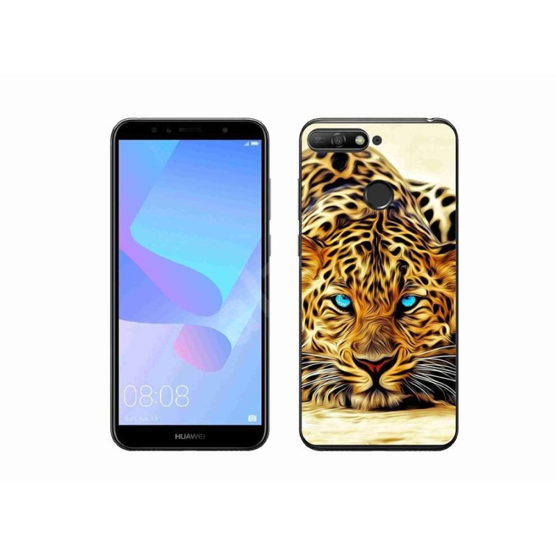 Gél borító mmCase a mobil Huawei Y6 Prime (2018) - rajzfilm tigrishez