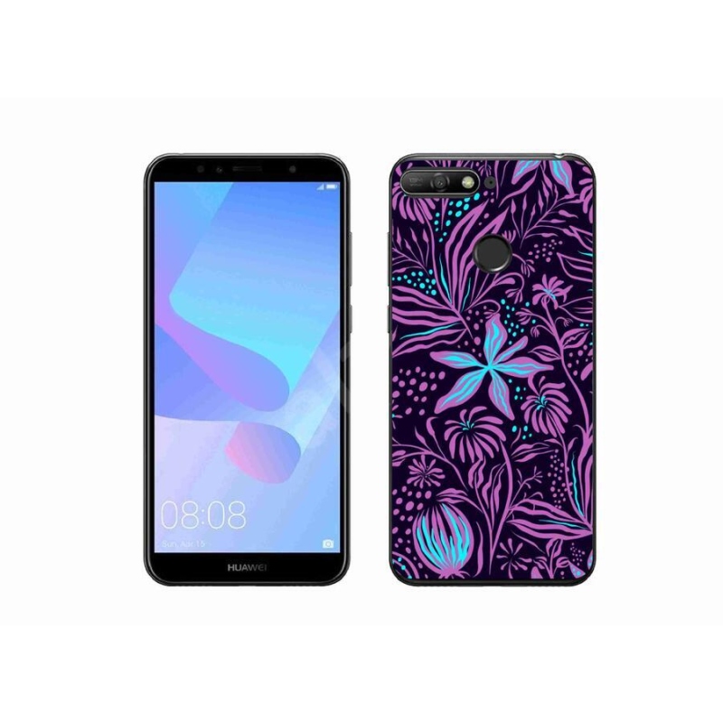 Gél borító mmCase a mobil Huawei Y6 Prime (2018) - virágok 2