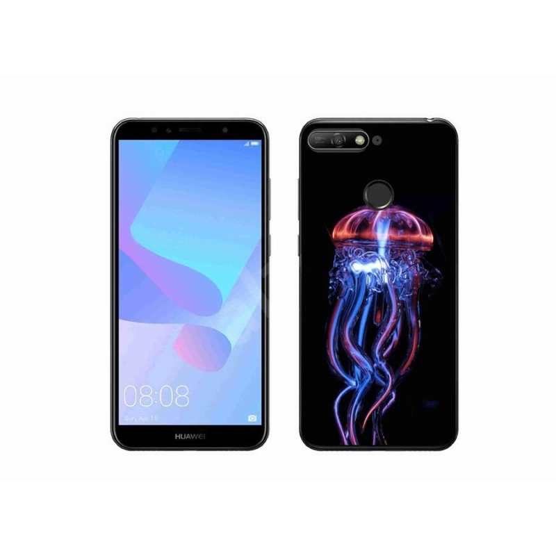 Gél borító mmCase a Huawei Y6 Prime (2018) - medúza számára