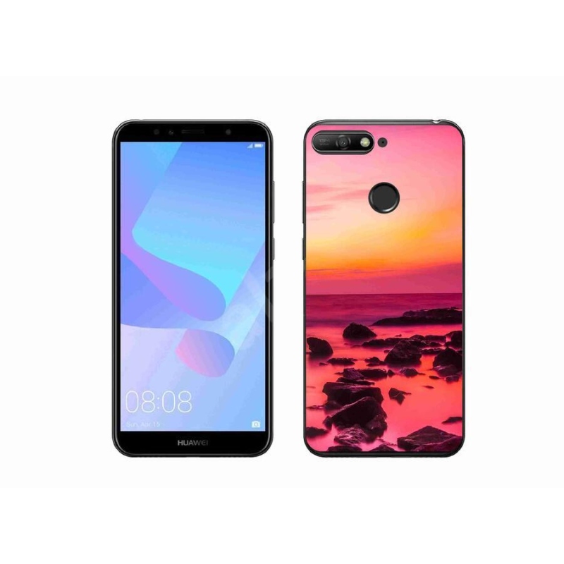 Gél borítás mmCase a Huawei Y6 Prime 2018-hoz - tenger és ragyogás