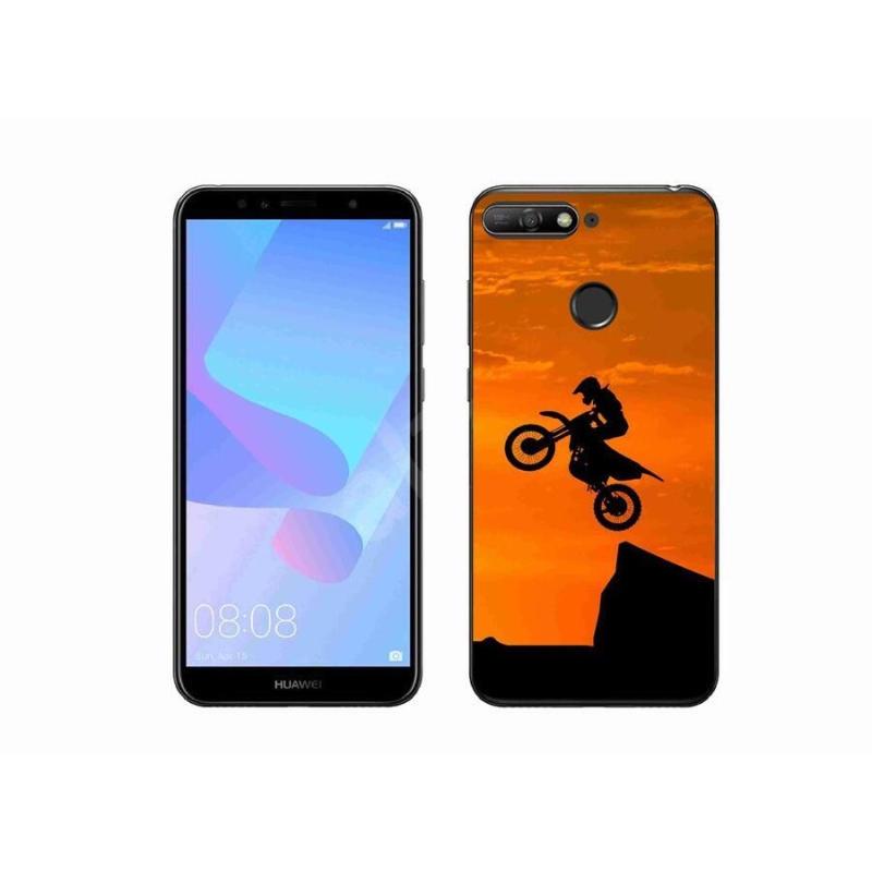 Gél borítás mmCase a Huawei Y6 Prime 2018-hoz - motocross