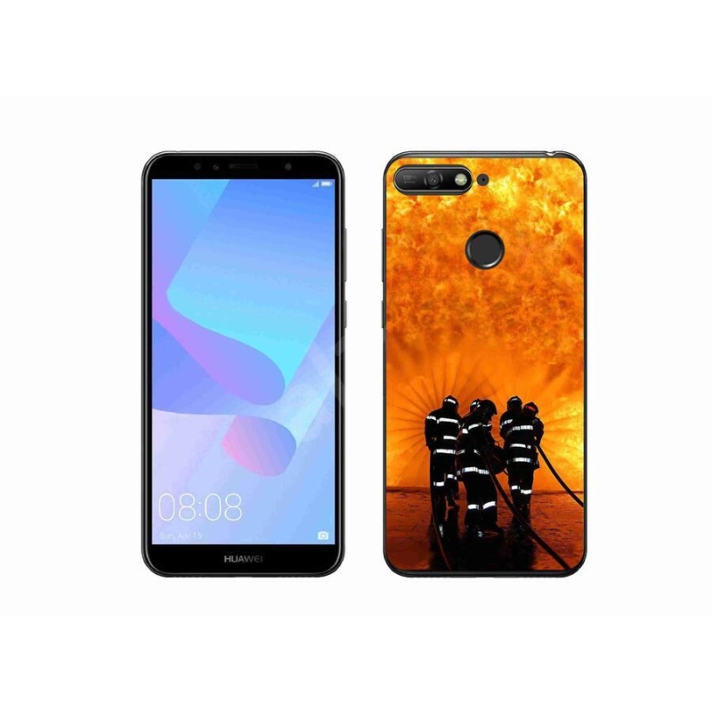 Gél borítás mmCase a Huawei Y6 Prime (2018) - tűz