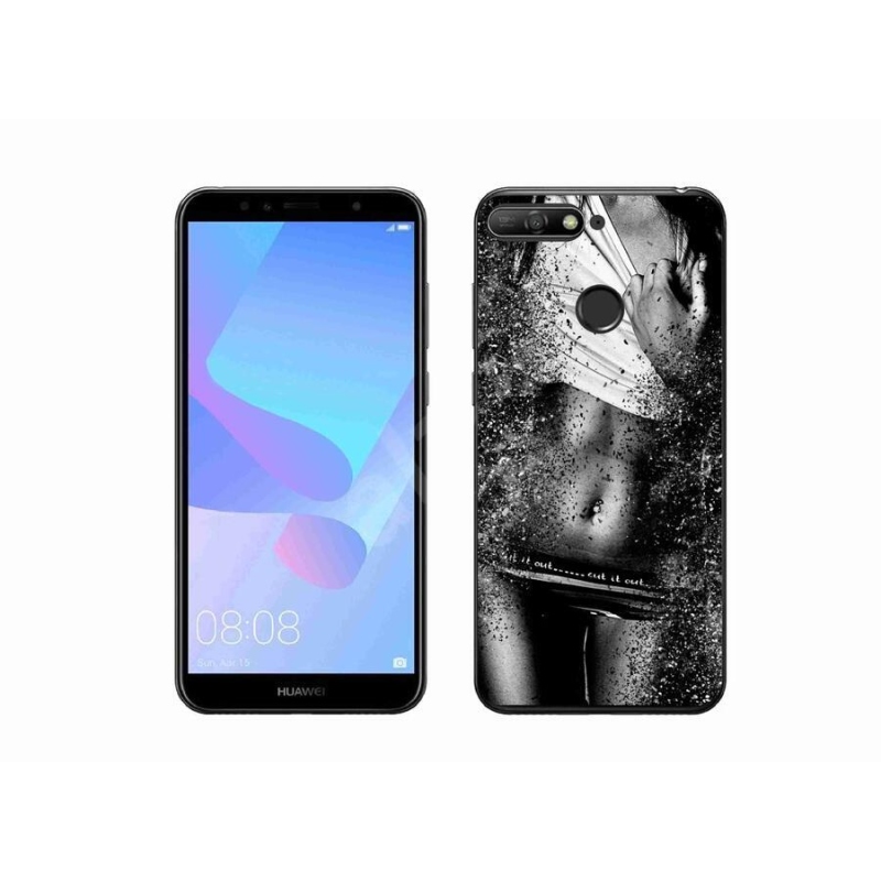 Gél borító mmCase mobil Huawei Y6 Prime (2018) - szexi nő 1